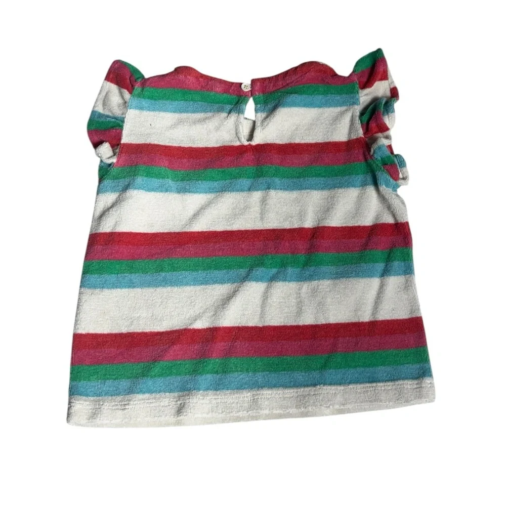 Mini Boden Girls Terry Cloth Top Size 5 Years Fairy Boho Festival Beachy